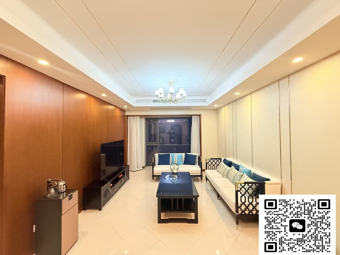 Modern 2 Bedrooms Apartment for Rent in Shinan District, Qingdao, Ideal for Expats)