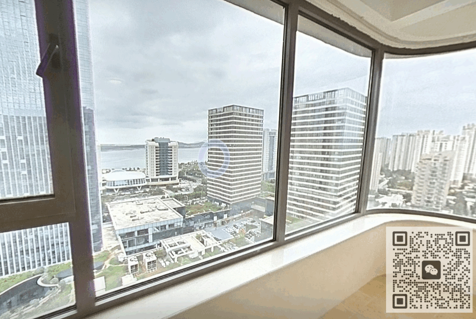 Bright 112 sqm 2-Bedroom Sea View Expat Apartment in Central Huangdao