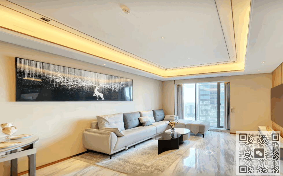 3-Bedroom Apartment for Rent in Vanke Emerald Yangtze, Huangdao (212㎡)